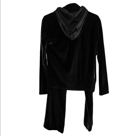 Vintage Black Velour Sweatsuit by BodyBleu - Picture 3 of 3